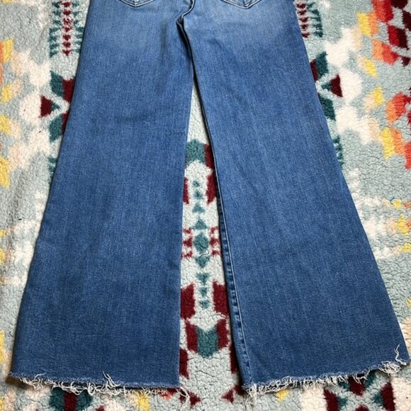 Mother the Roller fray wide leg jeans - Picture 9 of 14